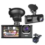 Car Dual Lens Dash Cam with HD 1080P Recording for $14.99