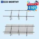 Eco-Worthy Adjustable Solar Panel Mounting Brackets Kit for $100.79