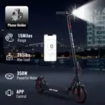 350W Electric Scooter with 15-Mile Range for $161.99