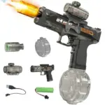 Electric Water Gun with Nozzle Flash & Spray for $14.99
