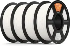 4-Piece ELEGOO 1.75mm 1kg Matte PLA Filament for $37
