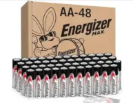Energizer MAX AA Alkaline Batteries 48-Pack for $19.99