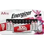 16-Pack Energizer MAX AA Alkaline Batteries for $7.59