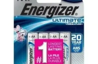 Energizer Ultimate Lithium AA Batteries – 4 Count for $10.39