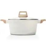 ESLITE LIFE 7-Quart Nonstick Granite Casserole Stock Pot with Lid for $24.99