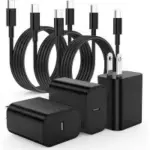 Essri USB-C Fast Charger 3-Pack with 6ft Cords for $9.99