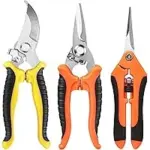 EWPJDK 3-Pack Stainless Steel Pruning Shears for $8.99