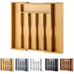 Expandable Bamboo Silverware Organizer for $13.99