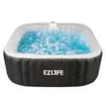 EZLIFE 6-Person Square Inflatable Hot Tub Spa for $399.00