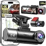 FAIMEE 4K Front WiFi Dash Cam with 2K Rear and Cabin Cameras for $59.99