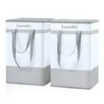 FairyHaus 78L Laundry Basket 2-Pack with Carry Handles for $9.99