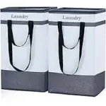 2-Pack FairyHaus 100L Laundry Baskets for $13.49