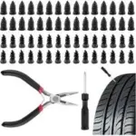 Figpade 60-Piece Tire Repair Kit with Pliers & Screwdrivers for $4.89