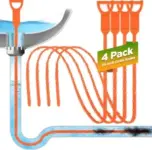 Forlivese 4 Pack 25″ Drain Snake Augers Now $2.99