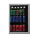 Frigidaire 87-Can Beverage Refrigerator with Glass Door for $119