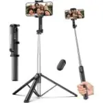 Fuloview 67″ 2-in-1 Travel Phone Selfie Stick & Tripod with Wireless Remote for $7.99