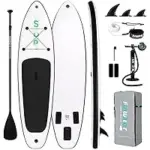 Funwater 10.6-Foot PVC Inflatable Stand Up Paddle Board for $84.99