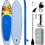 FunWater 11ft Ultra-Light Inflatable Stand Up Paddle Board Kit – $79.99