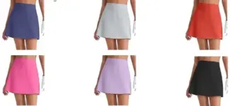 G4Free A Line 15″ Casual Skirt for Women with Pockets Now $13.99