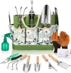 10-Piece Heavy Duty Stainless Steel Gardening Tools Set for $16.49