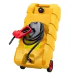 GarveeTech 15-Gallon Gas Can with Manual Transfer Pump & 10 ft Hose for $122
