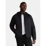George Men’s Lightweight Insulated Hooded Nylon Jacket for $14.09