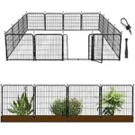 Getlay Tall Garden Fence with Gate – 48″ x 27″ – Now $165.71