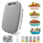 Gintan 9-in-1 Collapsible Chopping Board Set for $13.48