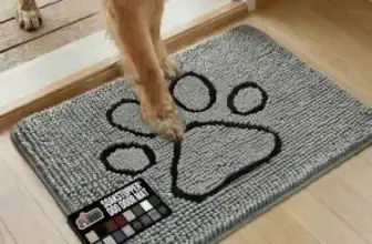 Gorilla Grip 24″ x 17″ Soakstopper Dog Door Mat for $11