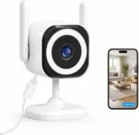 GuoanVision 2K Plug-In IP66 Wi-Fi Security Camera Now $9.99