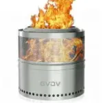 GVDV 18″ Smokeless Collapsible Stainless Steel Fire Pit with Bag for $56.61