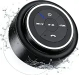 HAISSKY Bluetooth Waterproof Shower Speaker with FM Radio for $13