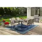 Hampton Bay Laurel Oaks 7-Piece Outdoor Dining Set for $398.00