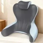 Hamyodo 22″ Memory Foam Lumbar Back Support Pillow with Neck Pillow for $21.38