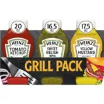 Heinz 3-Count Grill Pack for $4.19 – Includes Ketchup, Sweet Relish & Yellow Mustard