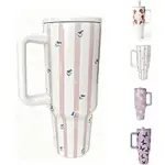 HJOCMLE 40oz Insulated Tumbler with Handle Now $13.73
