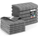 Homaxy Microfiber Kitchen Towels and Dishcloths Set (12-Pack) for $8.49