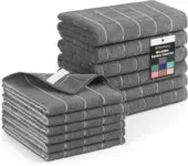 12-Pack Homaxy Microfiber Kitchen Towels and Dishcloths Set for $8.49