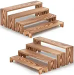 HomePekite 2-Pack 14″ Pine Wood Riser Display Stands for $12.99