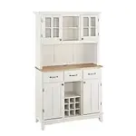 Homestyles Buffet of Buffets Off-White Server with Hutch for $193.57