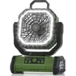 Honesorn F26 20000mAh Portable Rechargeable Fan with LED Light & Remote for $24.99
