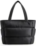 HOTOR Puffer Multi-Pocket Lightweight Tote Bag for $7.49