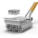 HOUSE AGAIN Bristle-Free Grill Brush with 3 Replacement Heads for $17.99