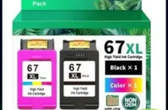 HP 67XL Ink Cartridge for Deskjet and Envy Printers – Now $27.00