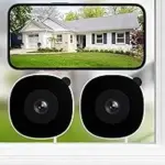 INFIYA 2K No Drill Window Camera with Color Night Vision – $32.39