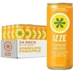 IZZE Pineapple Sparkling Water Juice Beverage Blend (24-Pack) for $13.48