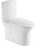 Jingze Dual Flush Elongated Standard One Piece Toilet for $154.99