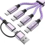 Jogrytece 4-in-2 USB-C to USB-C Multi Charging Cable for $4.99