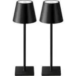 KDG Portable 5000mAh Rechargeable LED Table Lamp (2-Pack) for $11.01