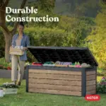Keter Eastwood 150 Gallon Resin Outdoor Deck Box for $99 $99.00